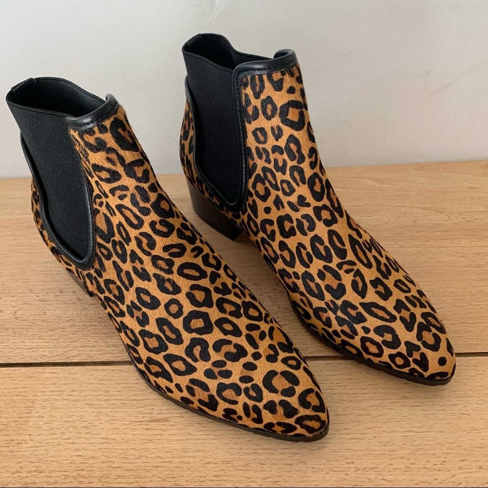 Donald pliner animal print bootie